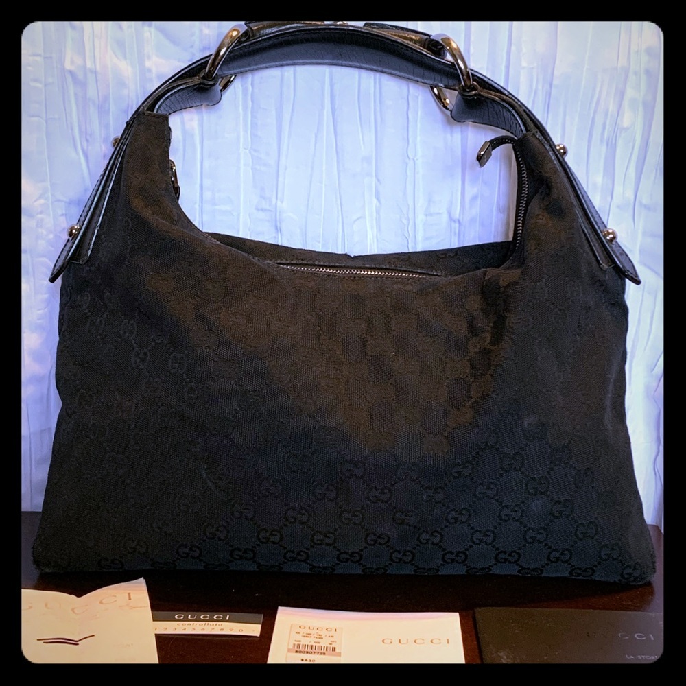 100% authentic Gucci Horsebit Bag
